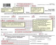 Fill out the 6 personal income tax declaration