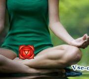 Yoga - kundalini chakralari: ruhiy rivojlanish uchun chakralar bilan ishlash Birinchi va ikkinchi chakralar uchun yoga