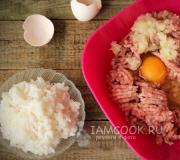 Kotleti s rižom Kako napraviti kotlete od mljevenog mesa i riže