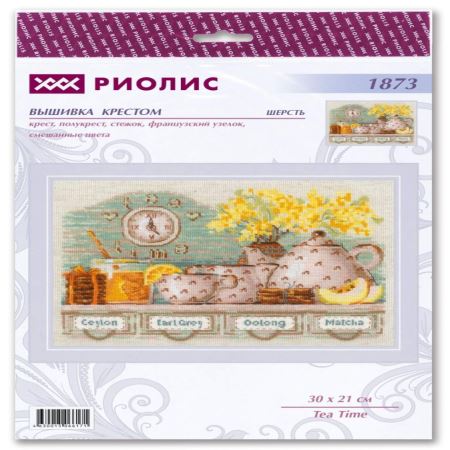 Набор для вышивания Риолис 1873 Tea Time, 30*21 см  (Где цена лучше?)