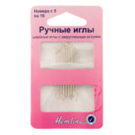 Иглы ручные с закругленным острием для трикотажа Hemline  (Где цена лучше?)