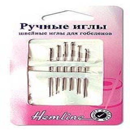 Иглы ручные N26 гобеленовые Hemline  (Где цена лучше?)