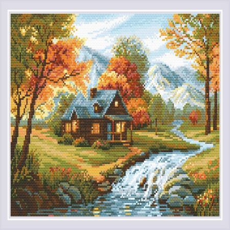 Алмазная мозаика Риолис АМ0067 Осенний пейзаж, 40*30 см (Где цена лучше?)