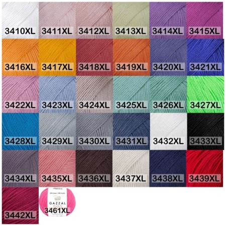 Пряжа Gazzal Baby Cotton XL  (Где цена лучше?)