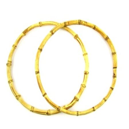 Ручки Bamboo Ring M Hoooked круглые для сумок  (Где цена лучше?)