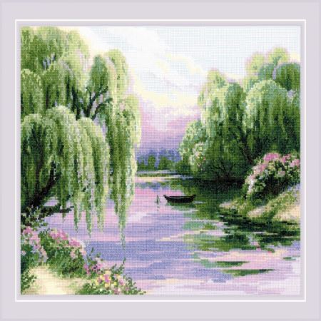 Набор для вышивания Риолис 2012 Тихое утро, 40*30 см  (Где цена лучше?)
