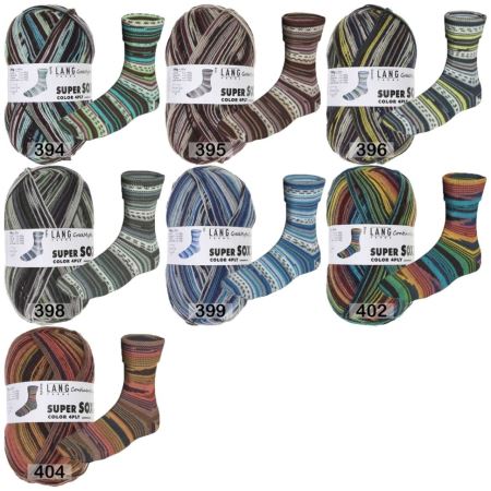 Пряжа Lang Yarns Super Soxx Color 4-Fach  (Где цена лучше?)