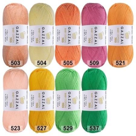 Пряжа Gazzal Baby Cotton 205  (Где цена лучше?)