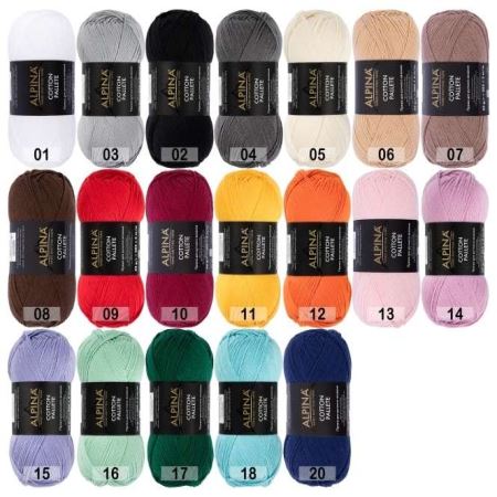 Пряжа Alpina Cotton Pallete  (Где цена лучше?)