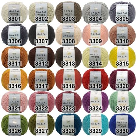 Пряжа Gazzal Wool 115  (Где цена лучше?)
